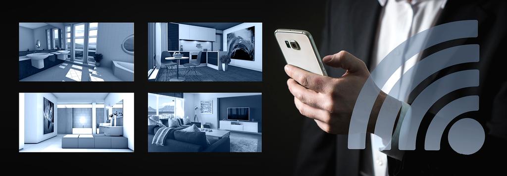Smart home dashboard interface